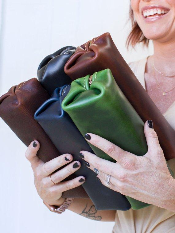 Leather Dopp Kit & Toiletry Bag - Image 16