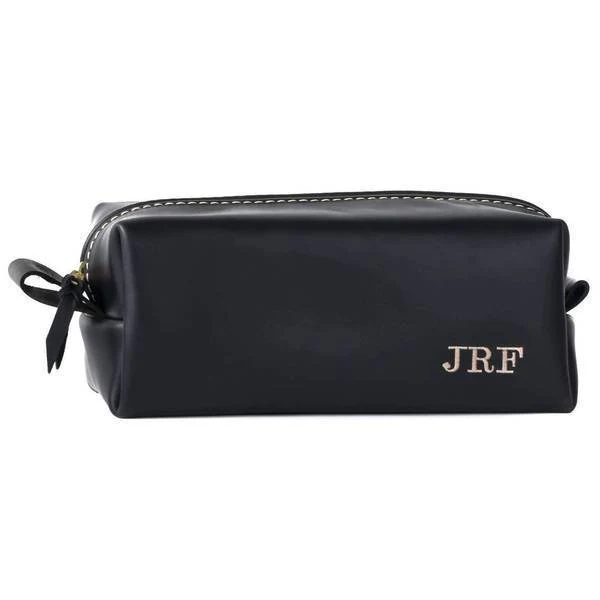 Leather Dopp Kit & Toiletry Bag - Image 6