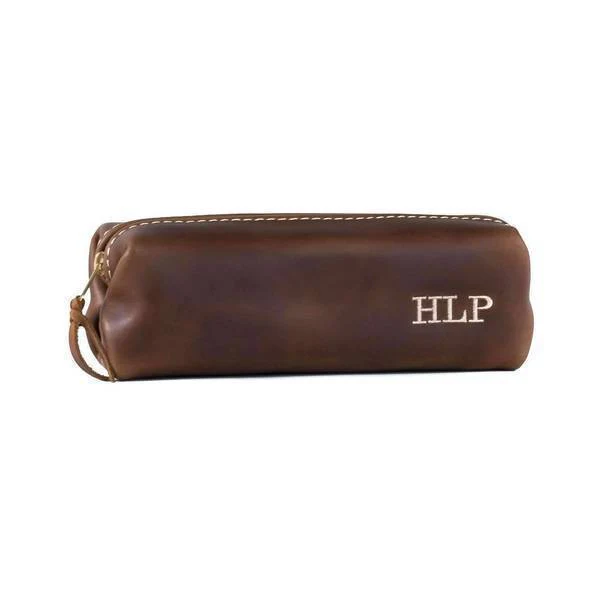 Leather Dopp Kit & Toiletry Bag - Image 9