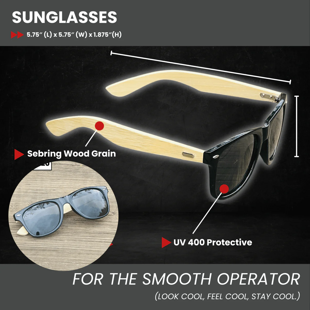 Custom Logo Sunglasses - Image 4