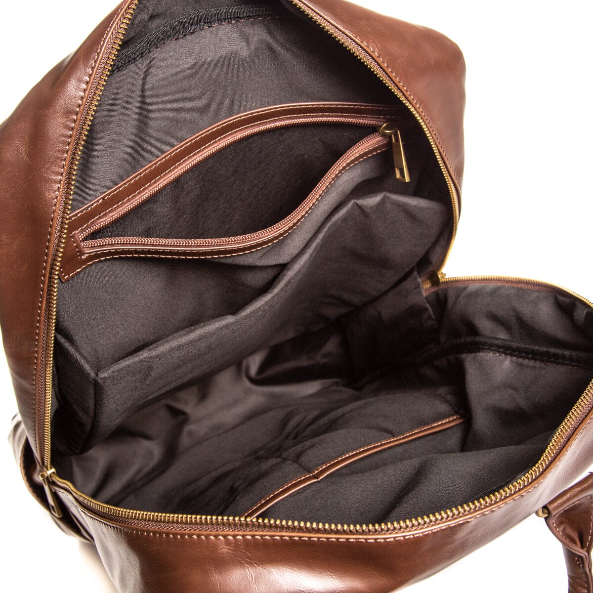 Luxe Leather Laptop Backpack - Image 12