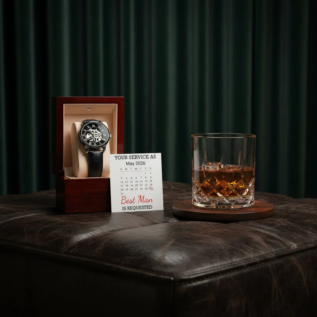 Groomsmen Save The Date Watch - Image 2