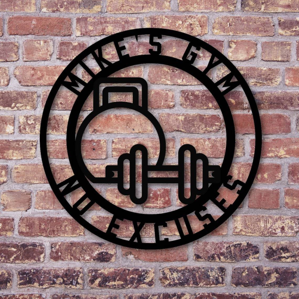 Metal Gym Sign - Image 4