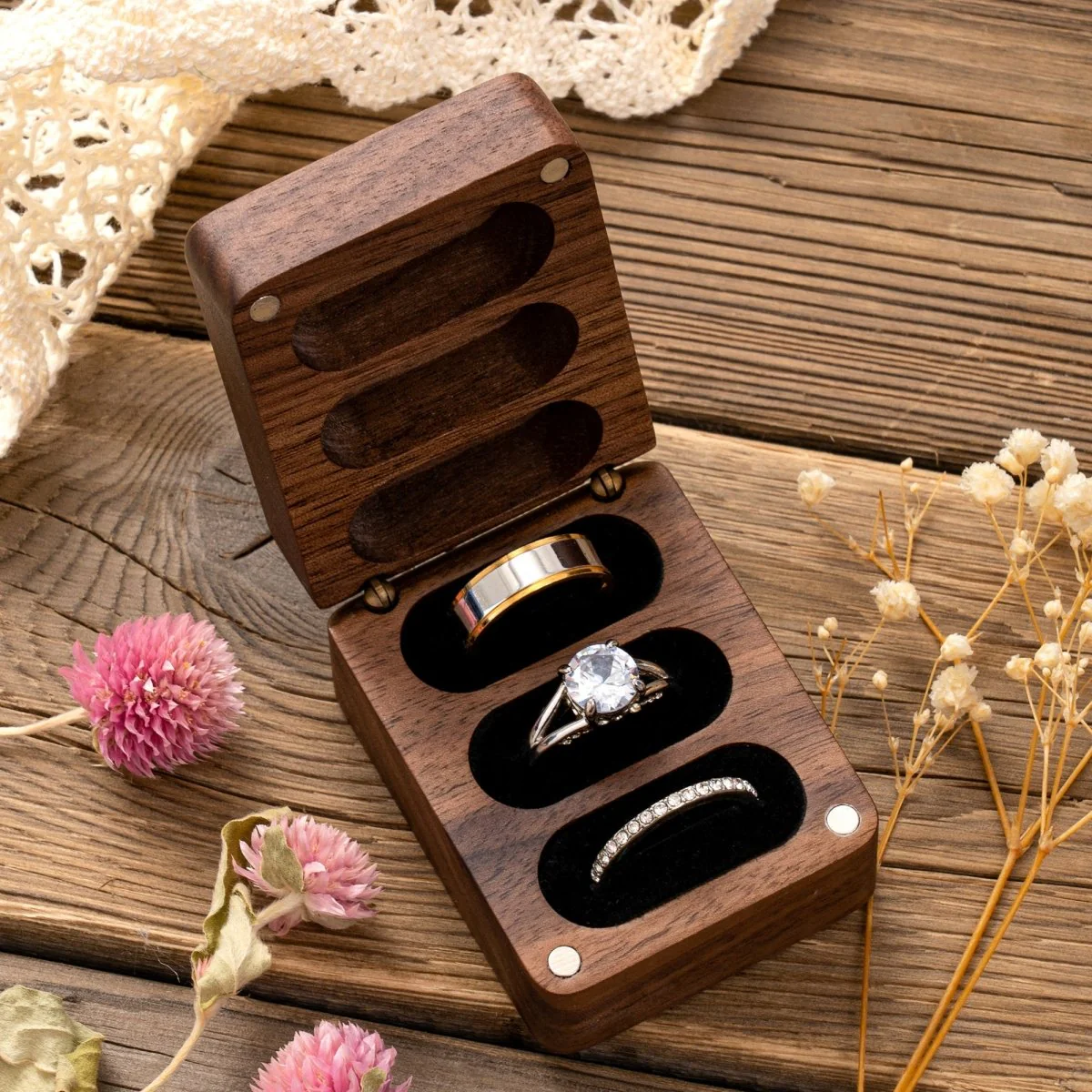 Mr & Mrs Ring Box - Image 3