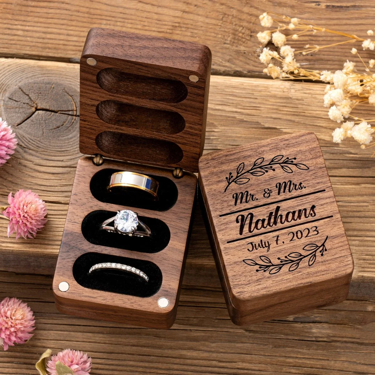 Mr & Mrs Ring Box - Image 9