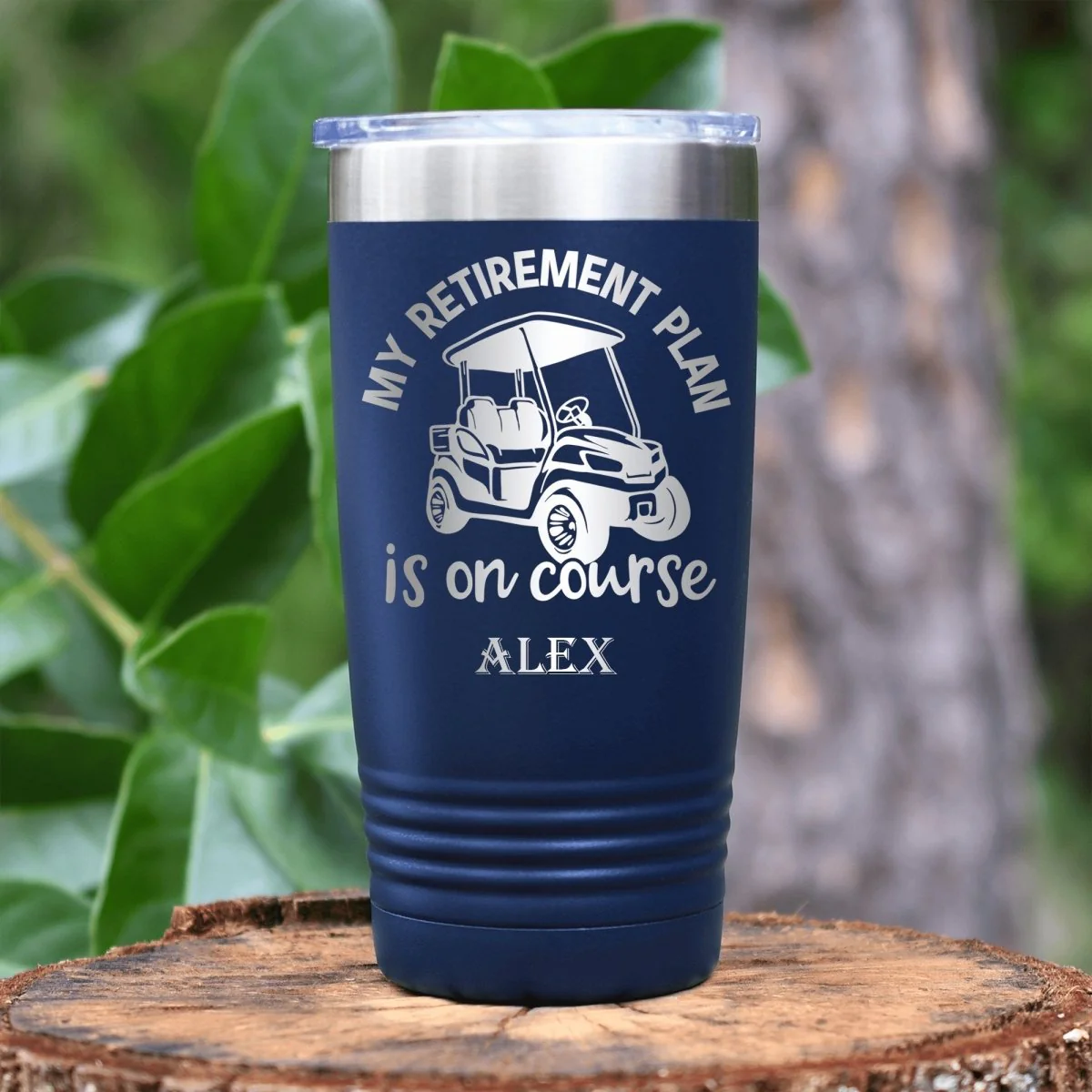 My Retirement Plan Is On Course Tumbler - Image 10