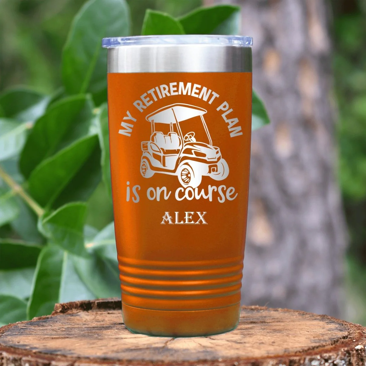 My Retirement Plan Is On Course Tumbler - Image 11