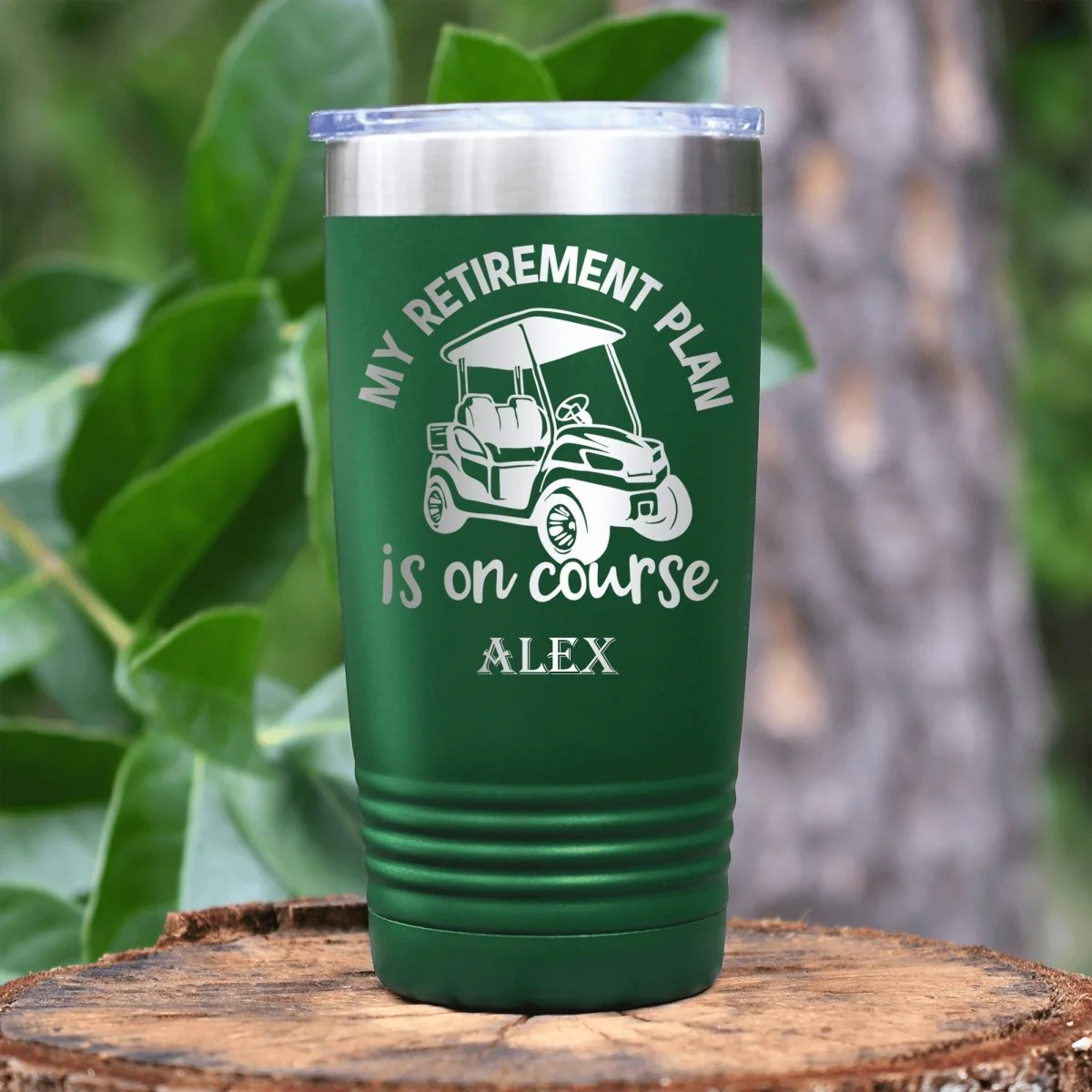 My Retirement Plan Is On Course Tumbler - Image 14