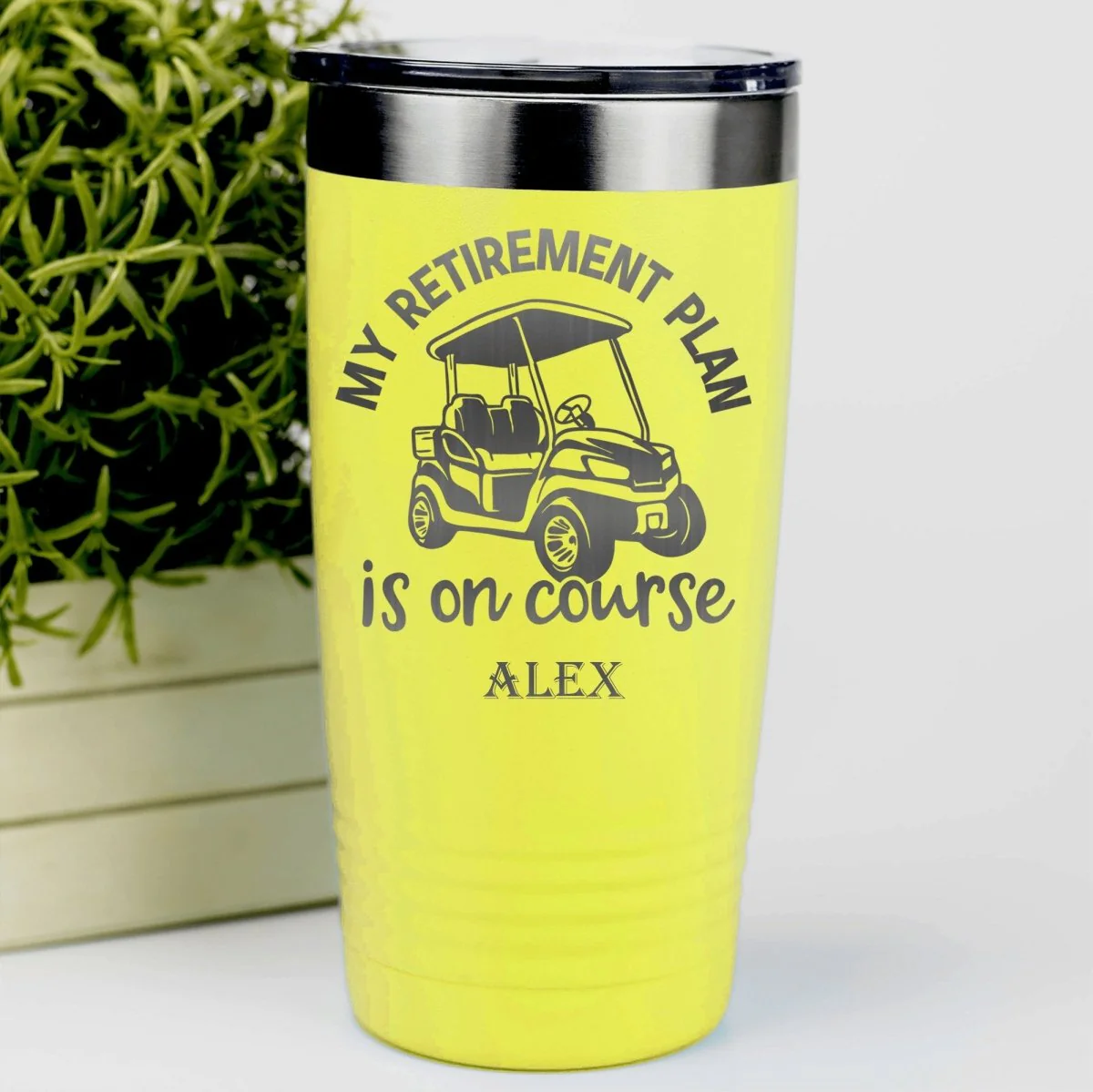 My Retirement Plan Is On Course Tumbler - Image 15