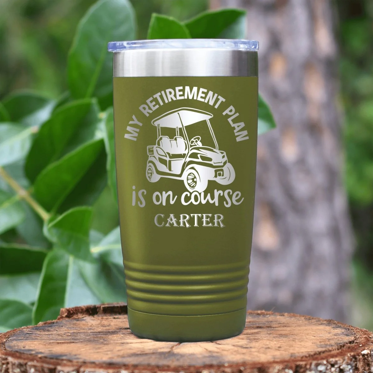 My Retirement Plan Is On Course Tumbler - Image 17