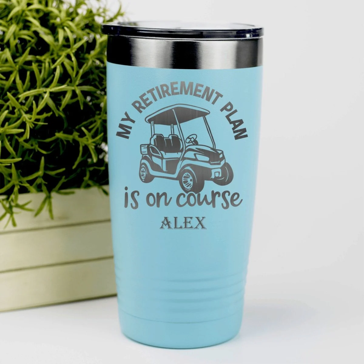 My Retirement Plan Is On Course Tumbler - Image 5