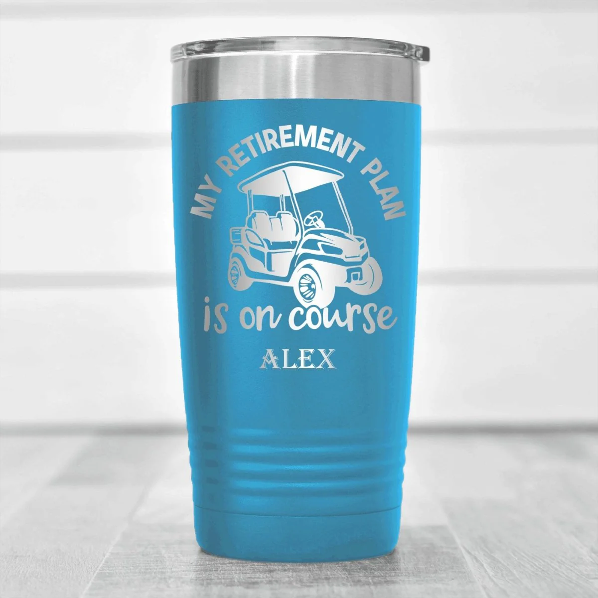 My Retirement Plan Is On Course Tumbler - Image 6