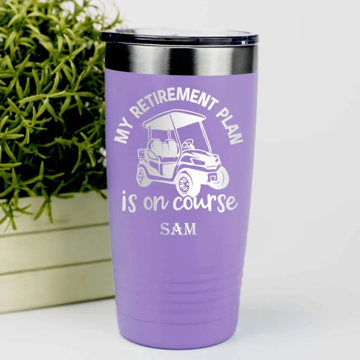 My Retirement Plan Is On Course Tumbler - Image 7