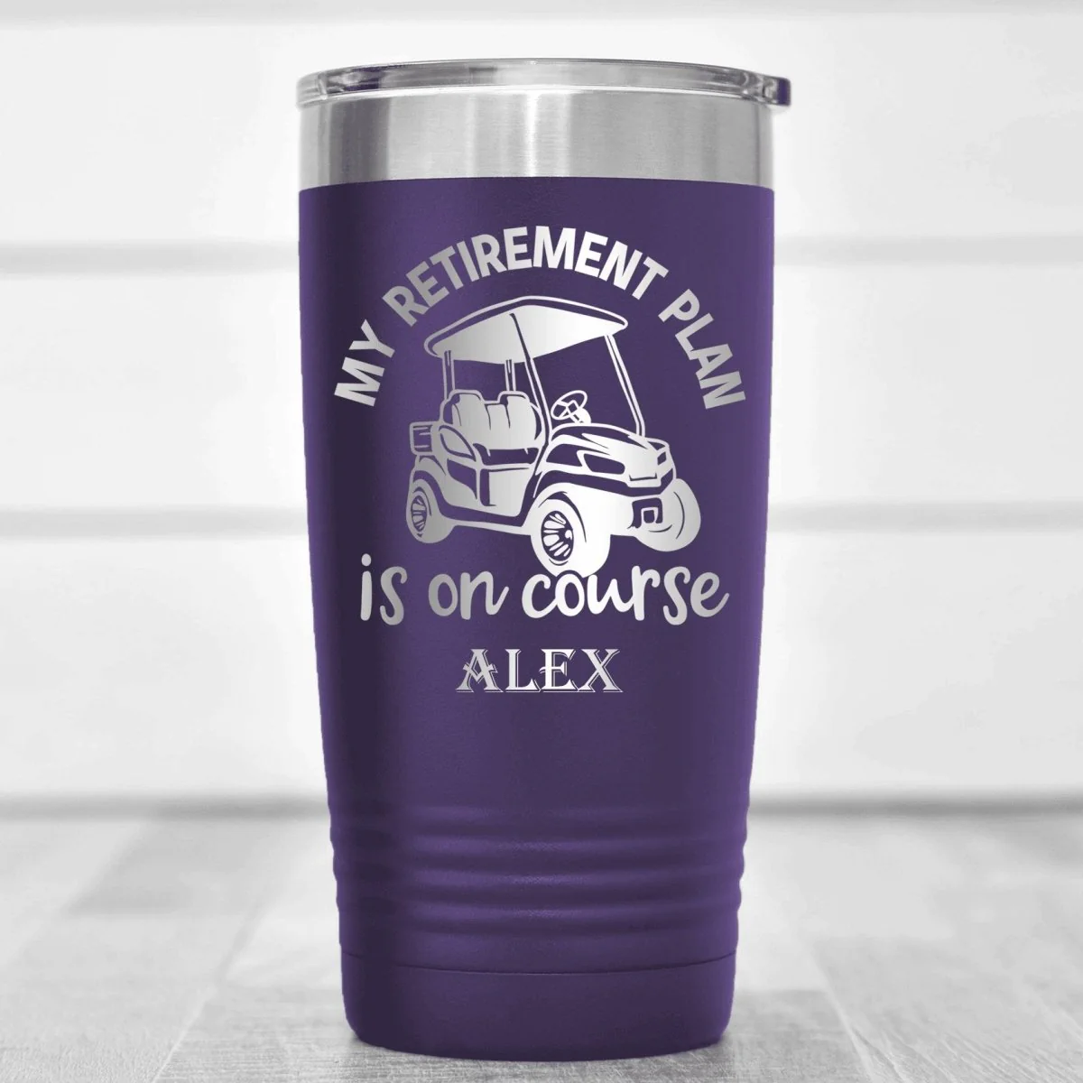 My Retirement Plan Is On Course Tumbler - Image 8