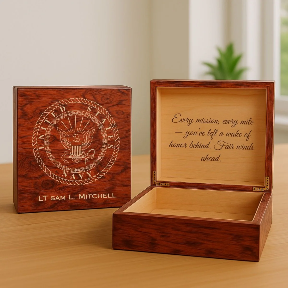 Navy Keepsake Box - Image 7