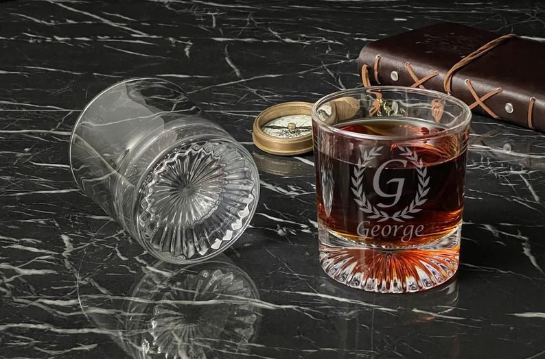 Old Fashioned Round Whiskey Glass - Image 3