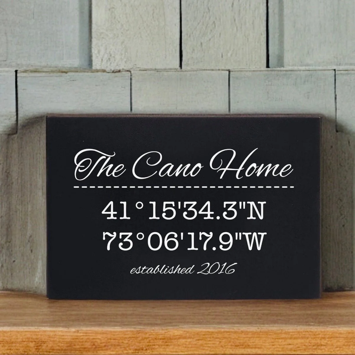 Our Home Coordinates Sign - Image 2