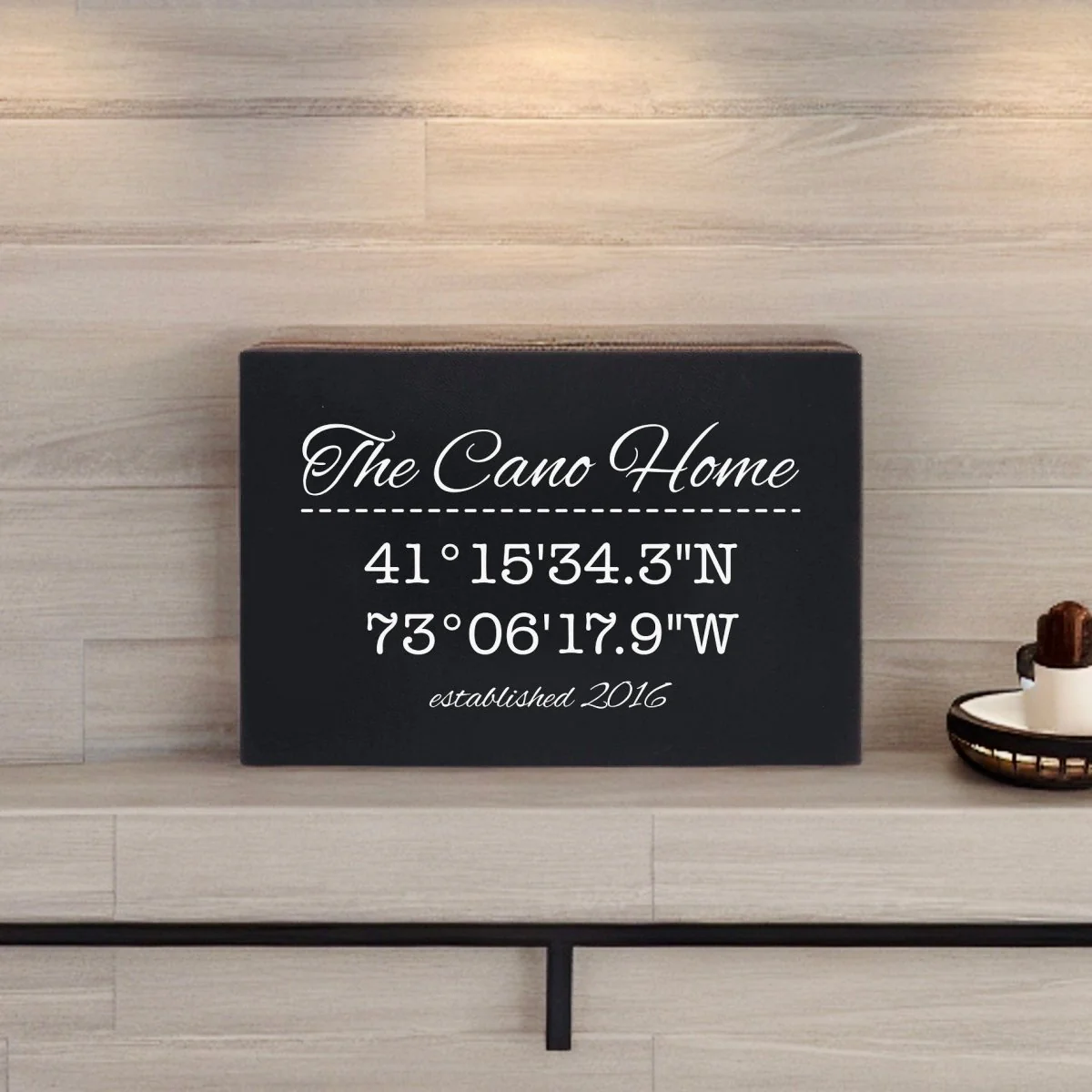 Our Home Coordinates Sign - Image 3