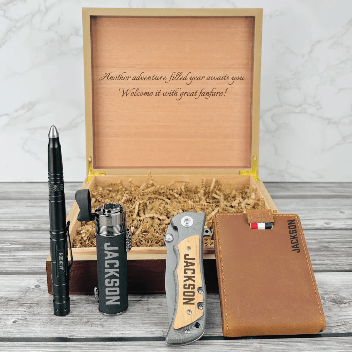 Cheers to 60 Years Gift Set - Image 6