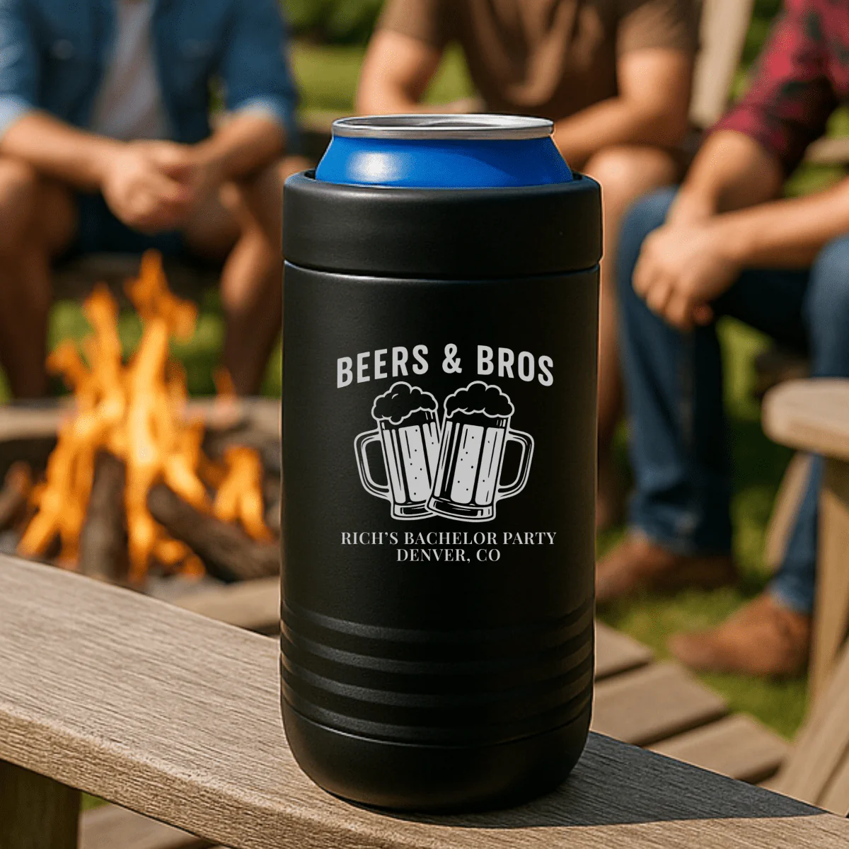 Beers & Bros Bachelor Party Can Cooler - Image 2