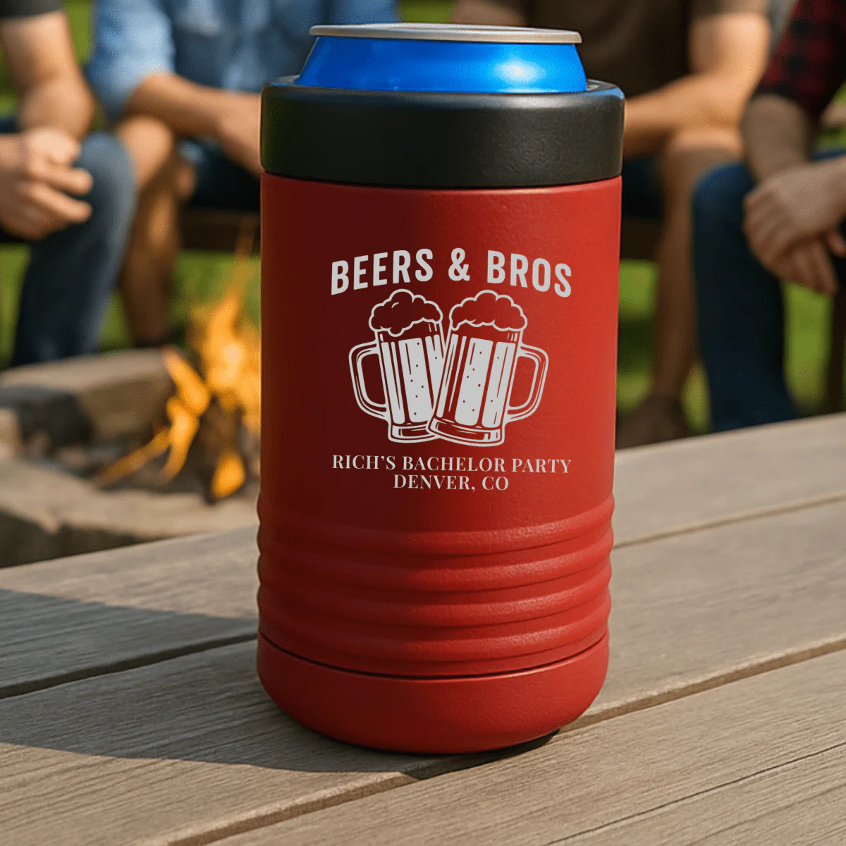 Beers & Bros Bachelor Party Can Cooler - Image 3