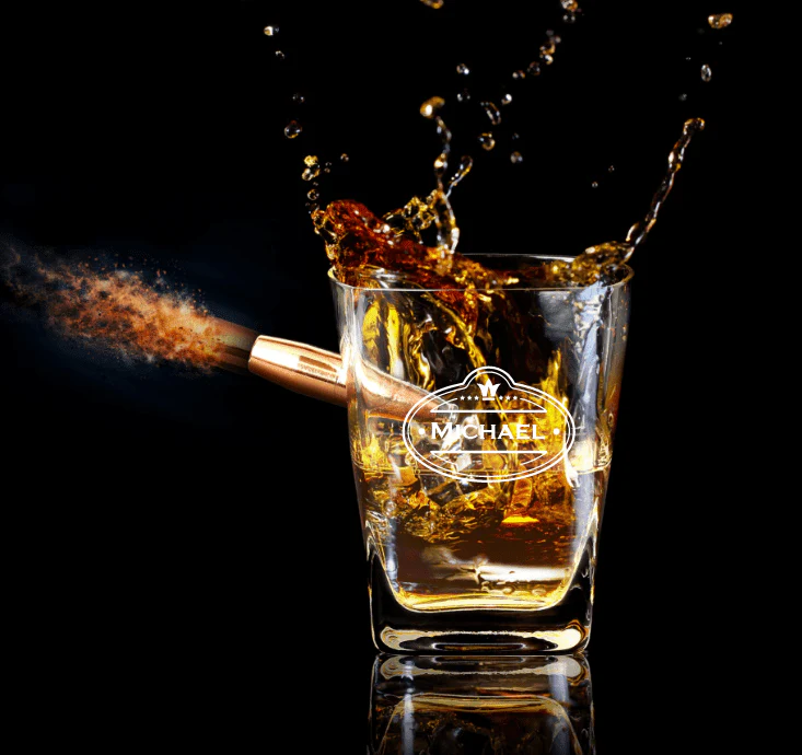 Personalized Bullet Whiskey Glass - Image 2