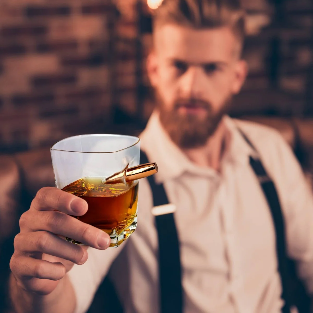 Personalized Bullet Whiskey Glass - Image 3