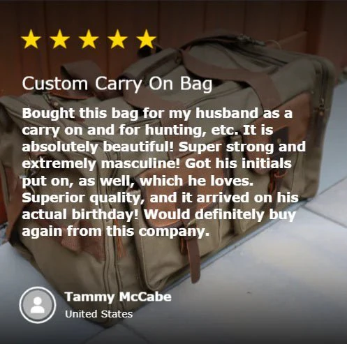 Personalized Canvas Carry-On Bag - Image 6