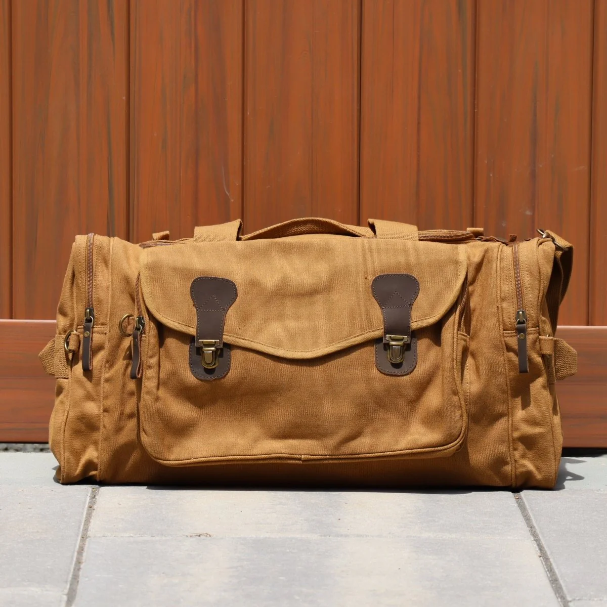 Voyager Monogrammed Duffle Bag - Image 10