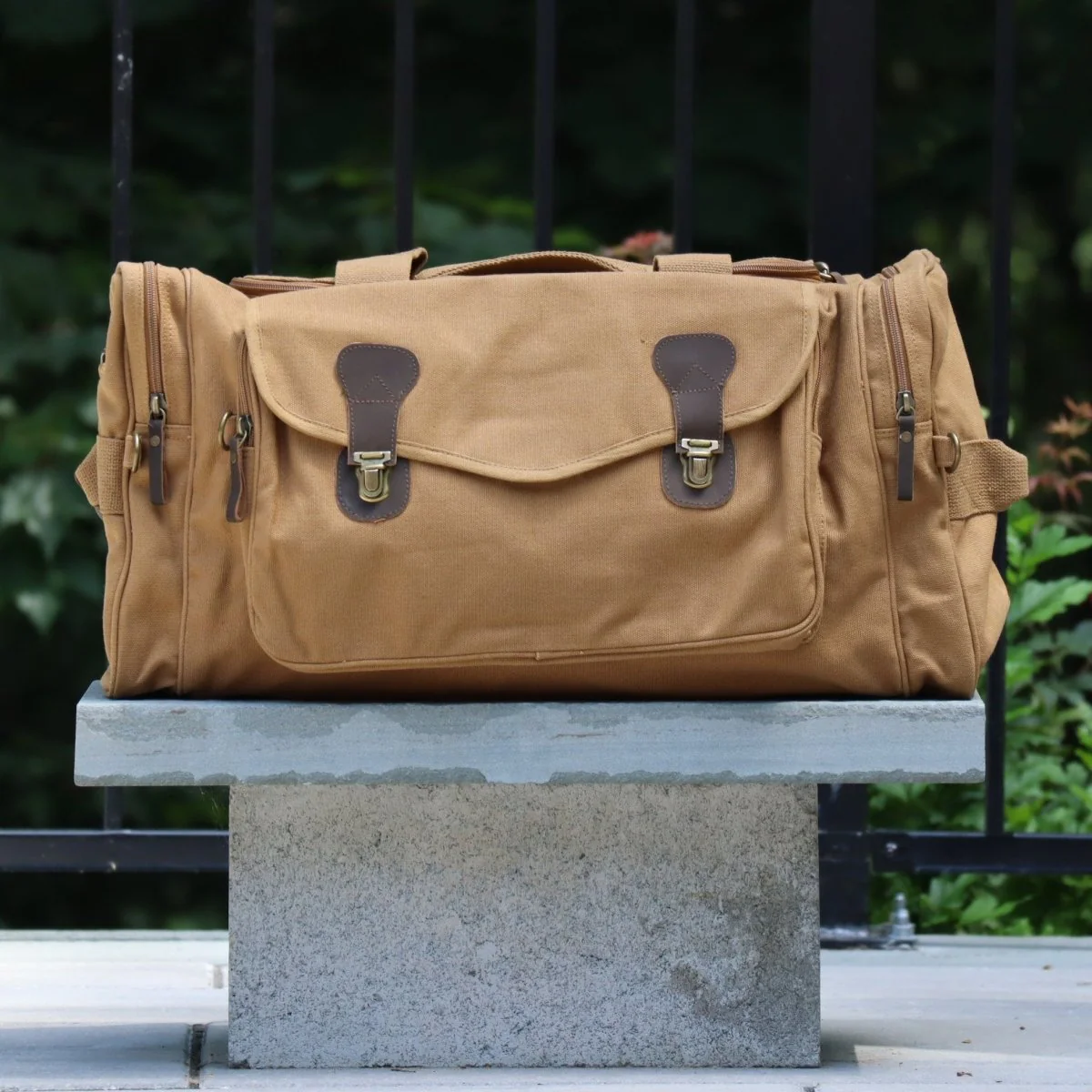 Voyager Monogrammed Duffle Bag - Image 12