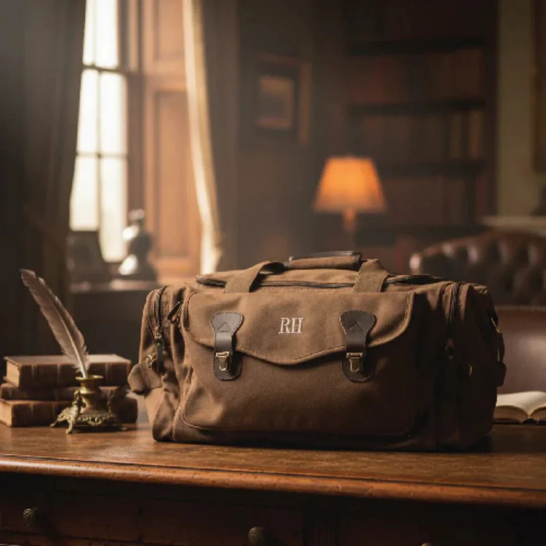 Voyager Monogrammed Duffle Bag - Image 13