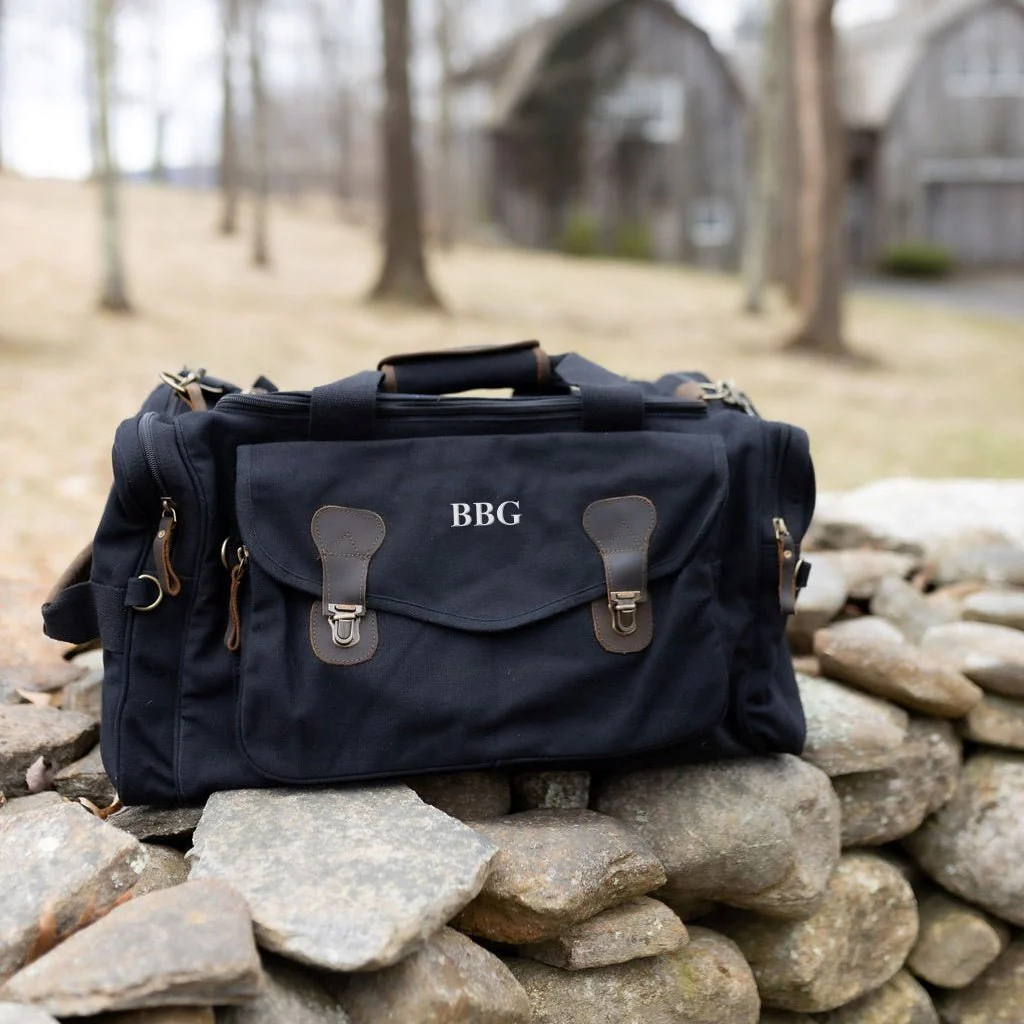 Voyager Monogrammed Duffle Bag - Image 4