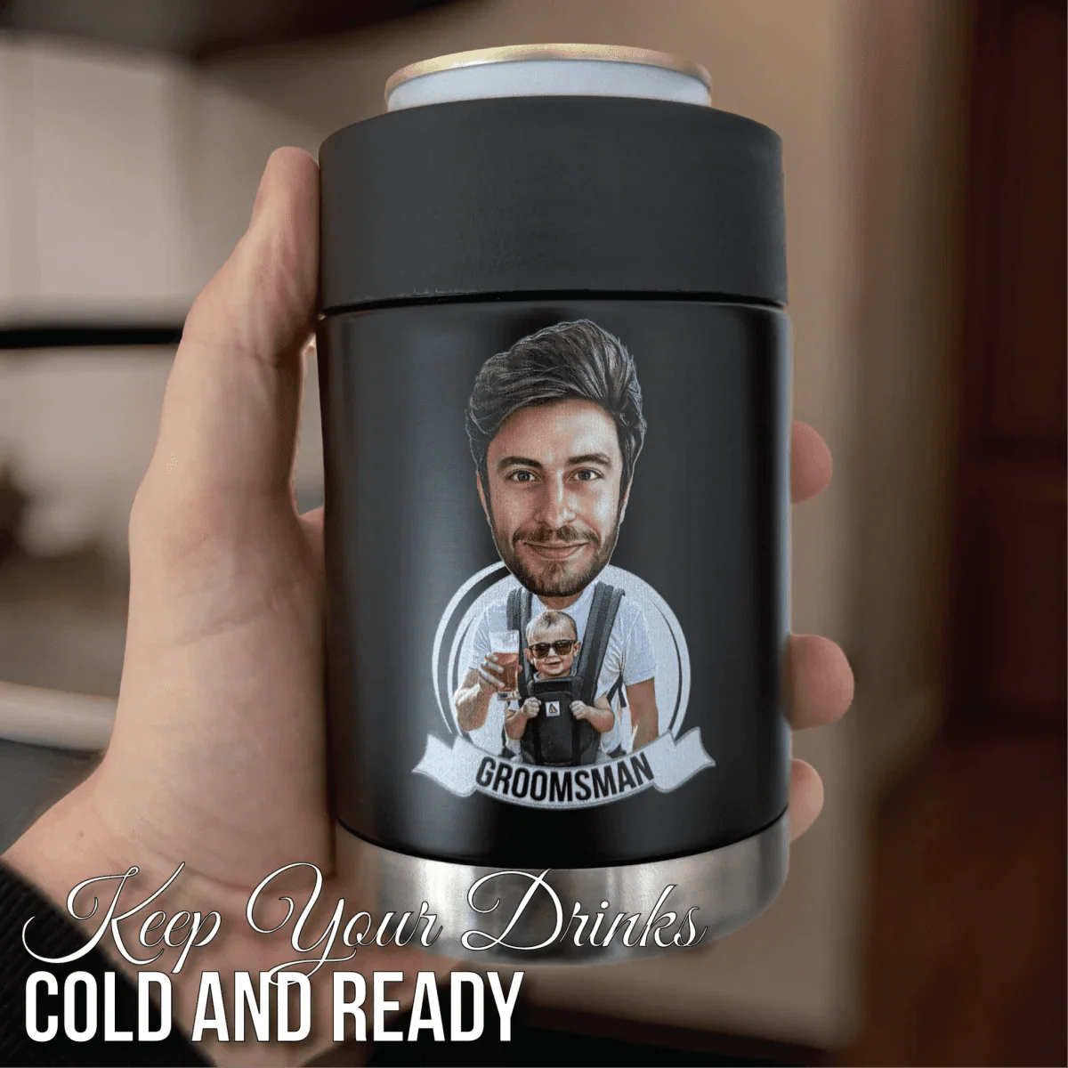 Custom Caricature Koozies - Image 5