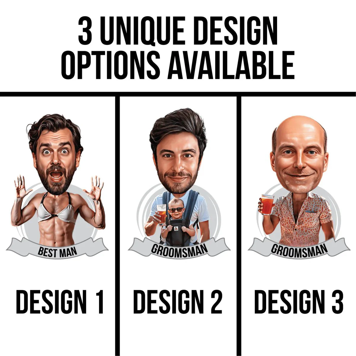 Custom Caricature Koozies - Image 6