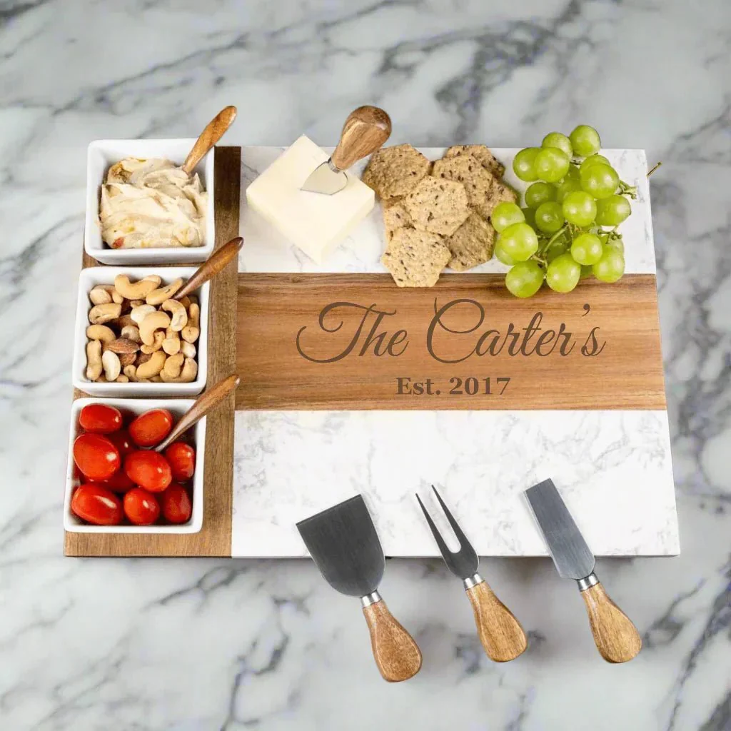 Personalized Marble Serving Board