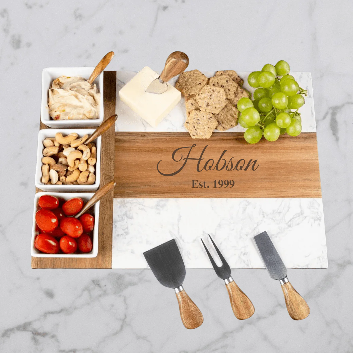 Personalized Marble Serving Board - Image 9