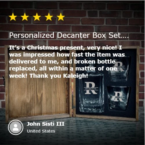 Personalized Decanter Box Set - Image 18
