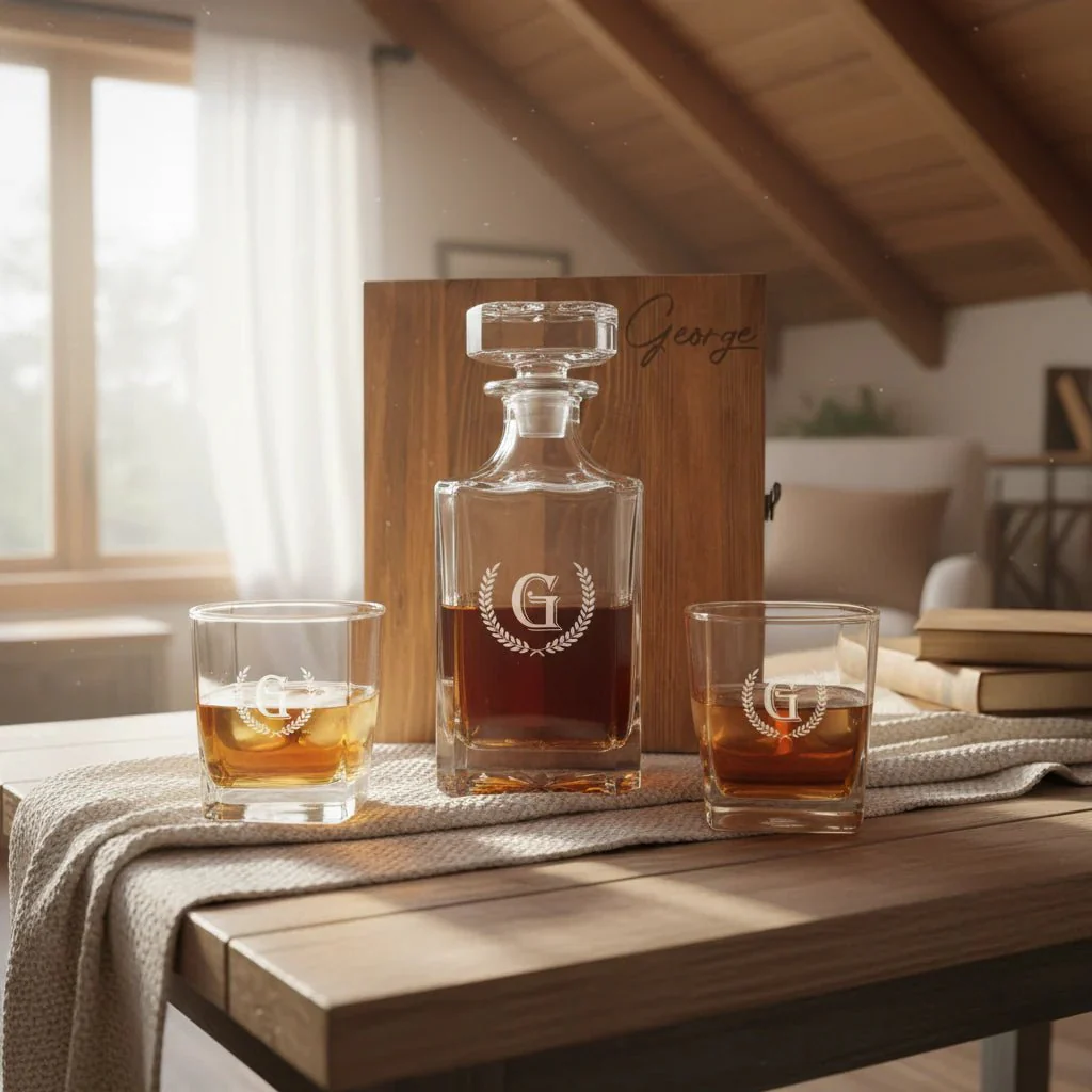 Personalized Decanter Box Set - Image 2