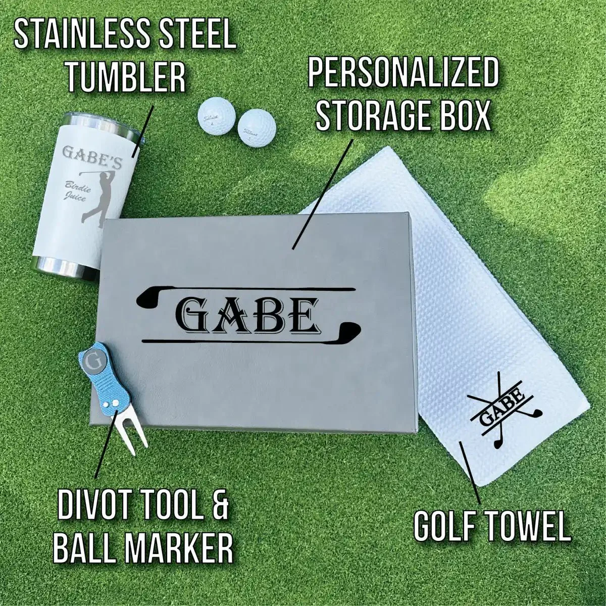 Personalized Golf Gift Box Set - Image 19
