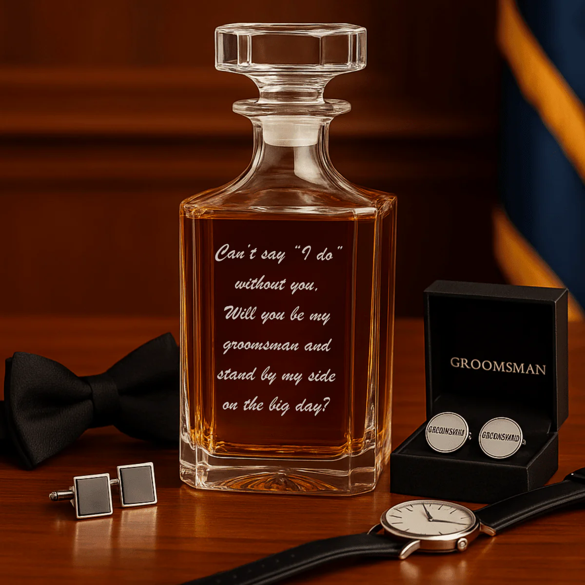 Personalized Groomsmen Decanter - Image 4