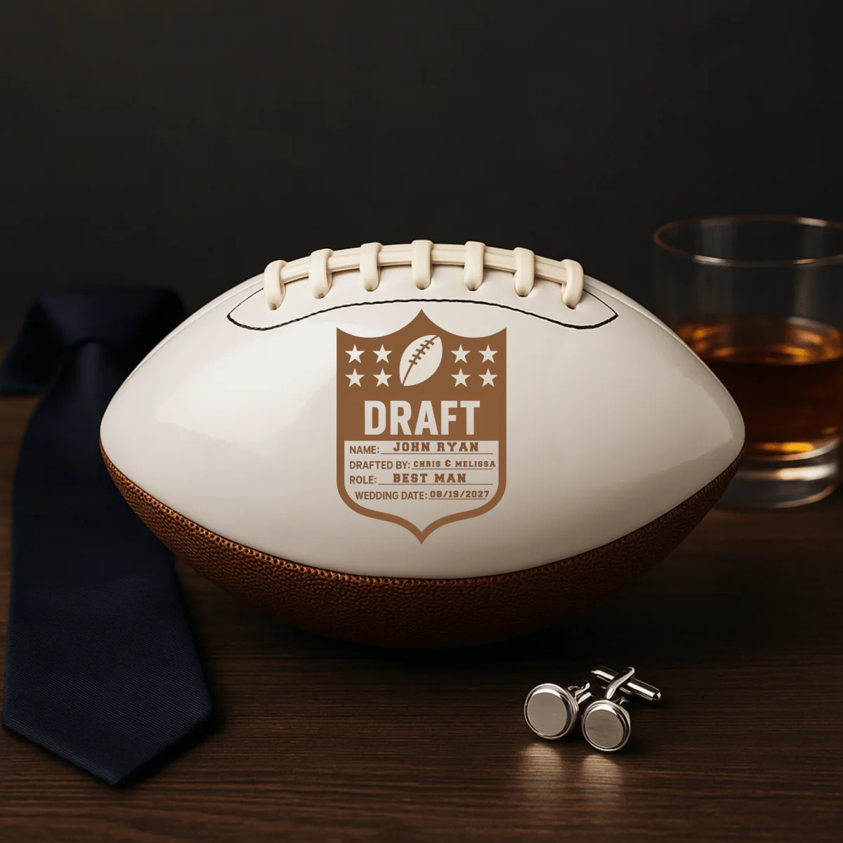 Hall of Fame Personalized Football - Image 3