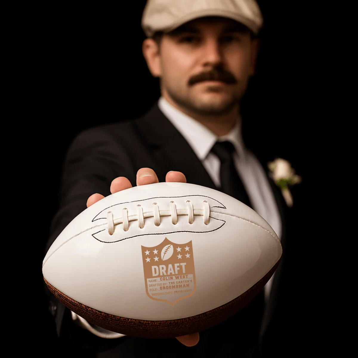 Hall of Fame Personalized Football - Image 4