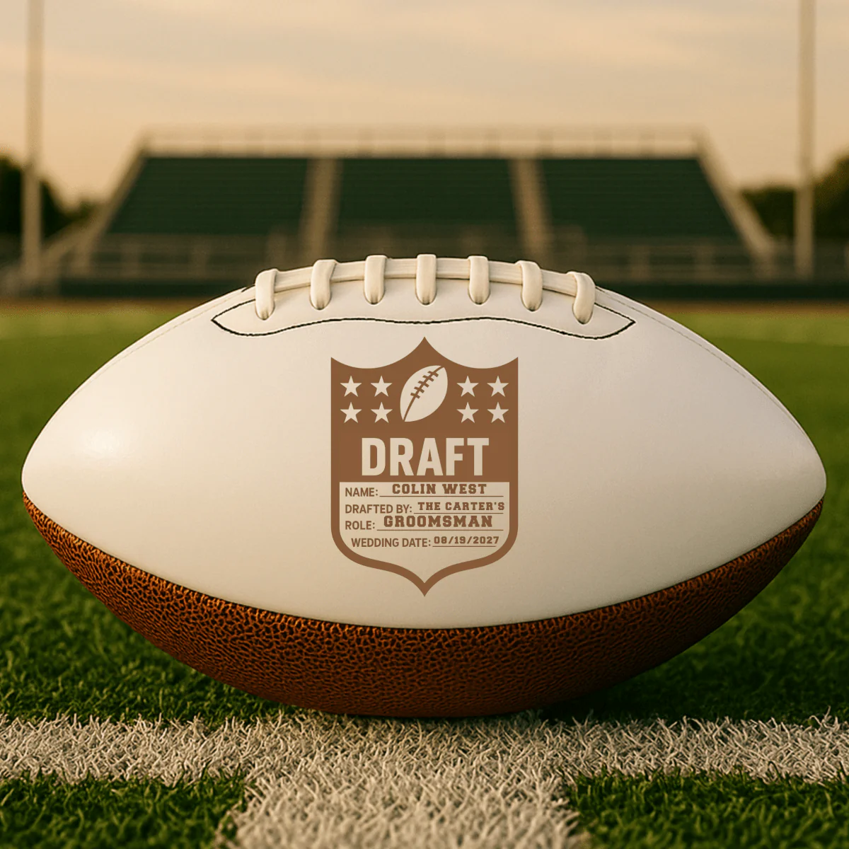 Hall of Fame Personalized Football - Image 5