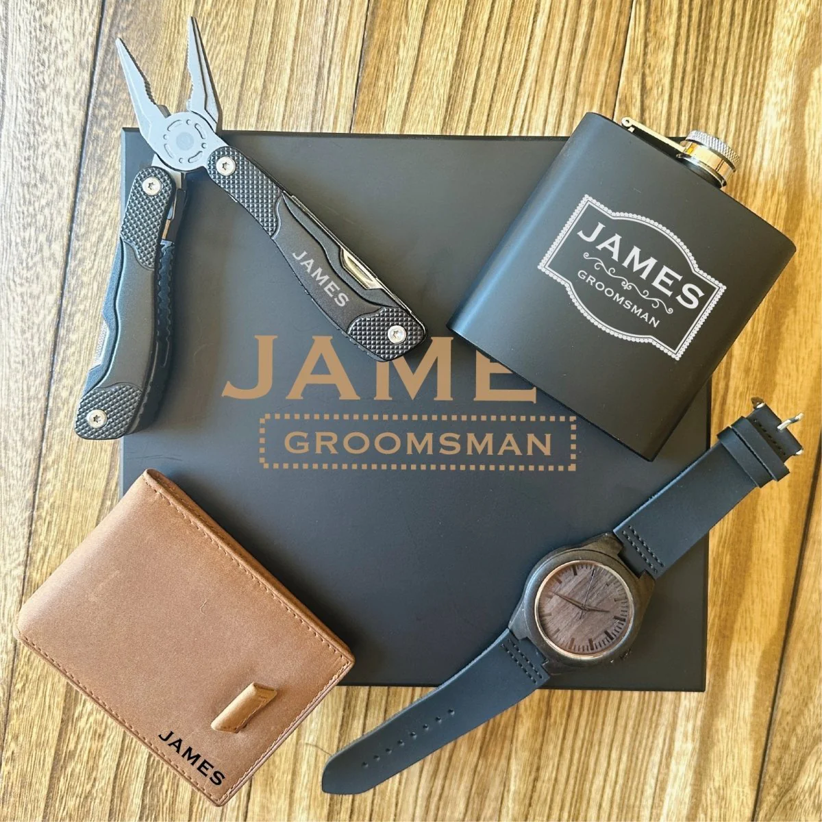 Personalized Premier Groomsman Gift Box Set - Image 9