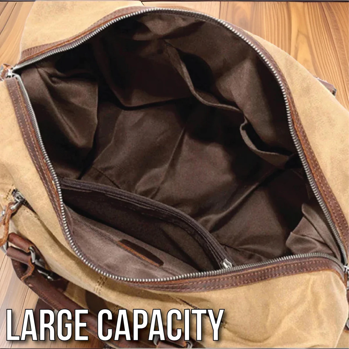Personalized Waxed Canvas Weekender Bag - Image 6