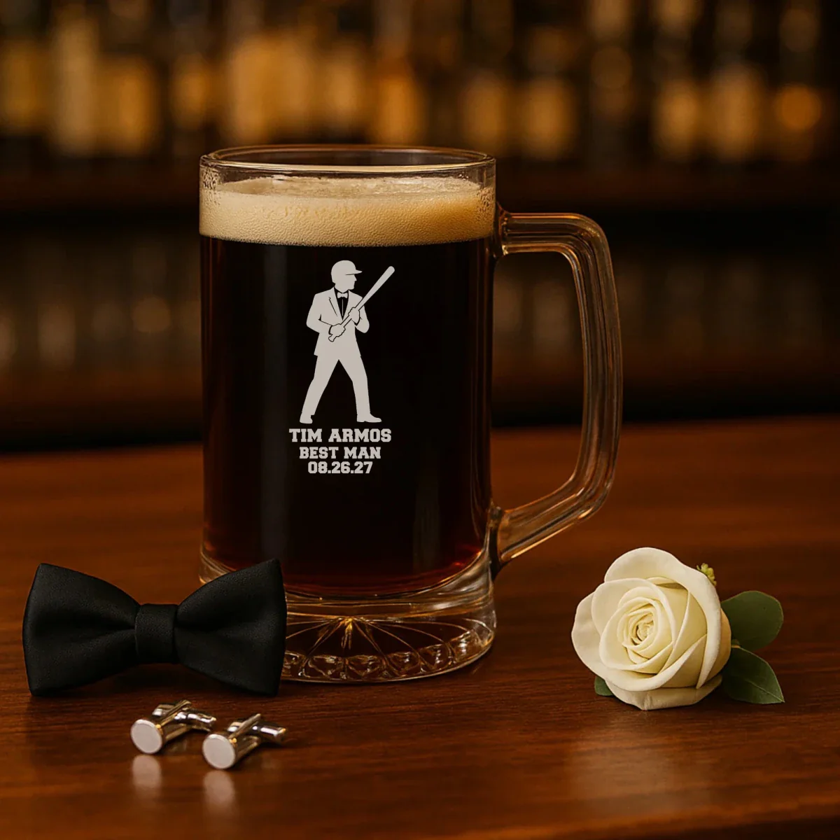 Pinch Hitter Groomsmen Mug - Image 3