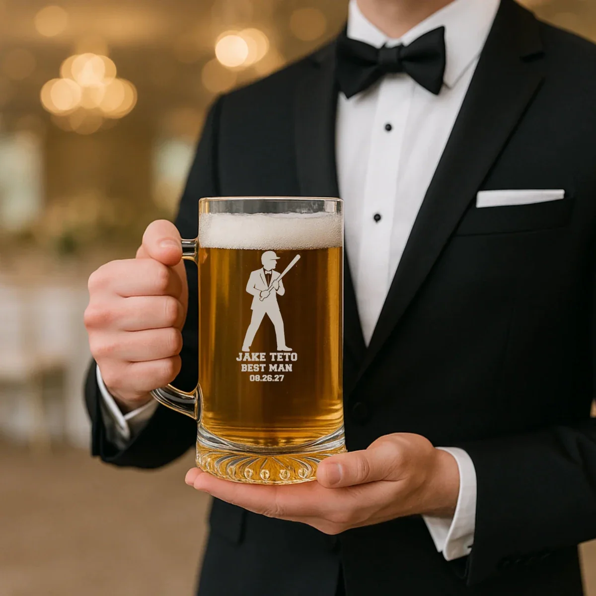 Pinch Hitter Groomsmen Mug - Image 4