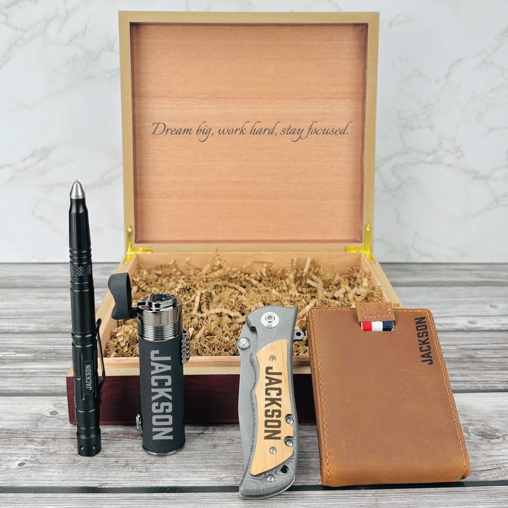 Prestige Scholar Personalized Graduation Gift Set - Image 11