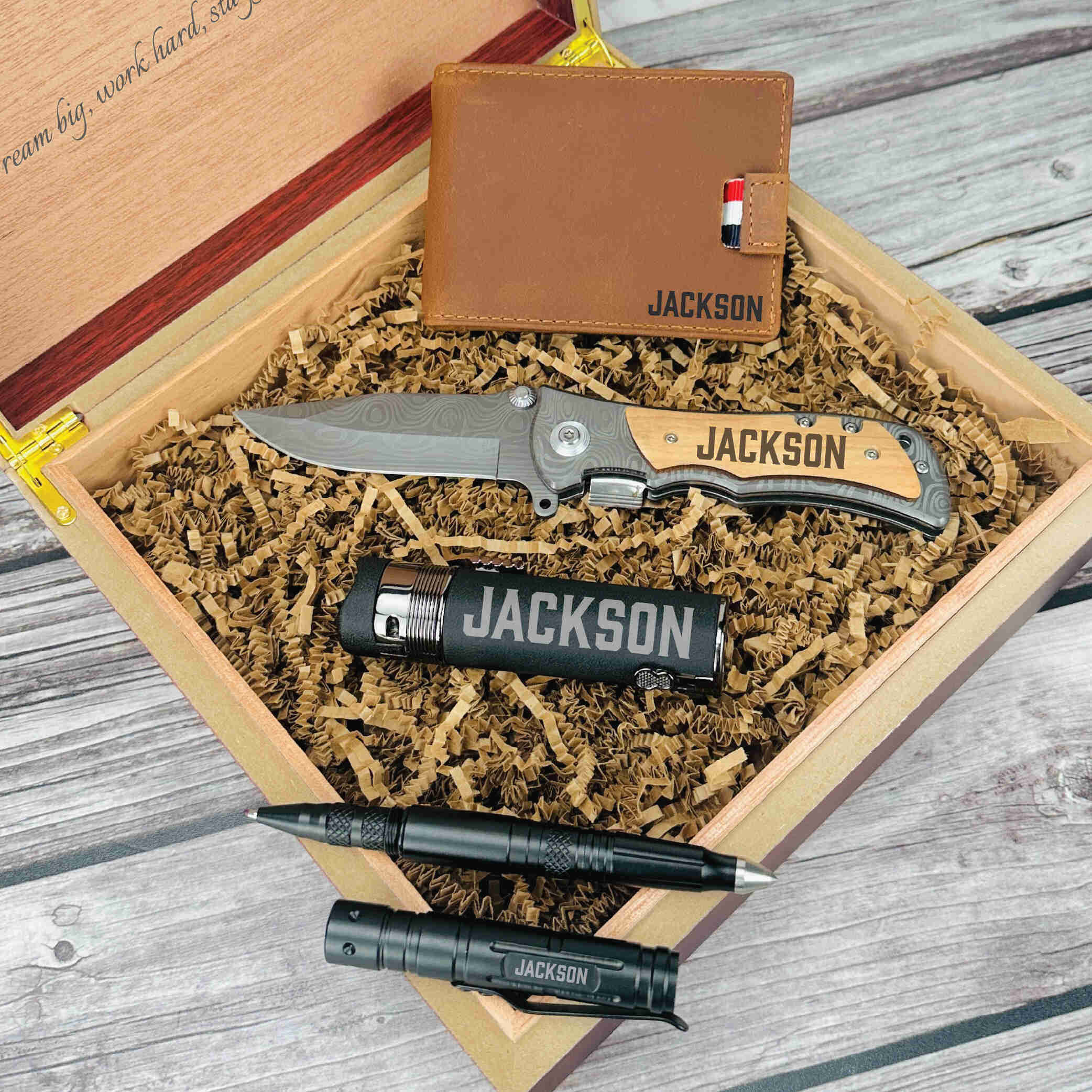 Prestige Scholar Personalized Graduation Gift Set - Image 9