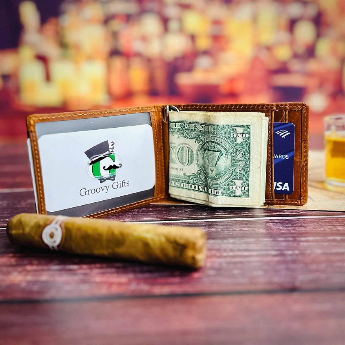 QuickFold Leather Wallet - Image 3